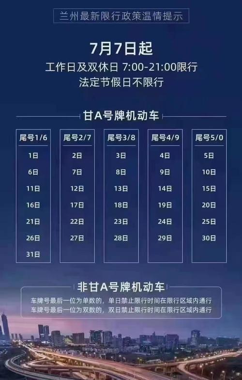 兰州尾号限行,兰州尾号限行区域-第5张图片 兰州尾号限行,兰州尾号限行区域-第5张图片
