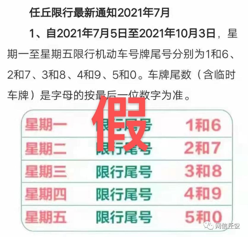 任丘限行通知/任丘限行通知今天-第5张图片