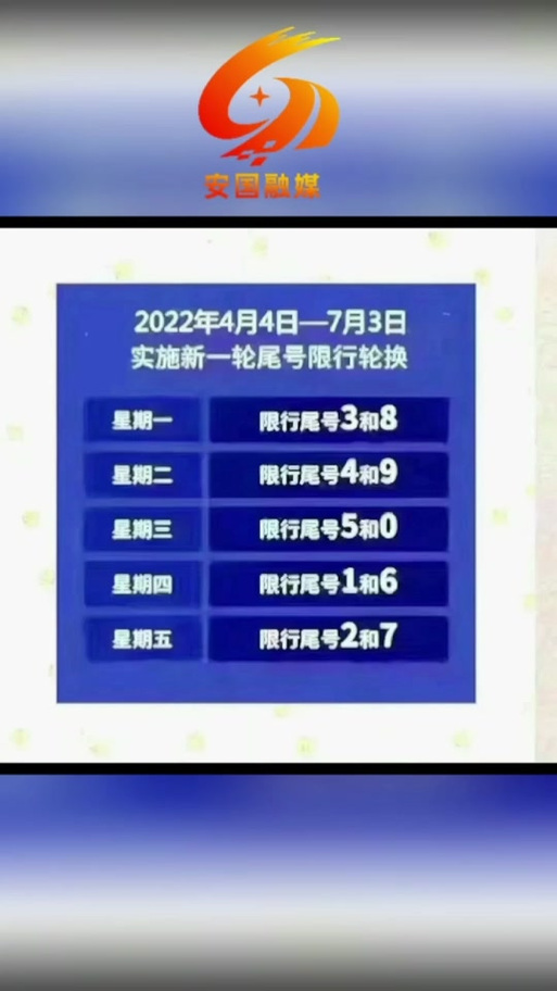 安国限行最新通知/安国限行最新通知查询-第6张图片 安国限行最新通知/安国限行最新通知查询-第6张图片