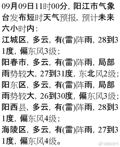 阳江天气预报，阳江天气预报15天查询百度知道一下-第8张图片