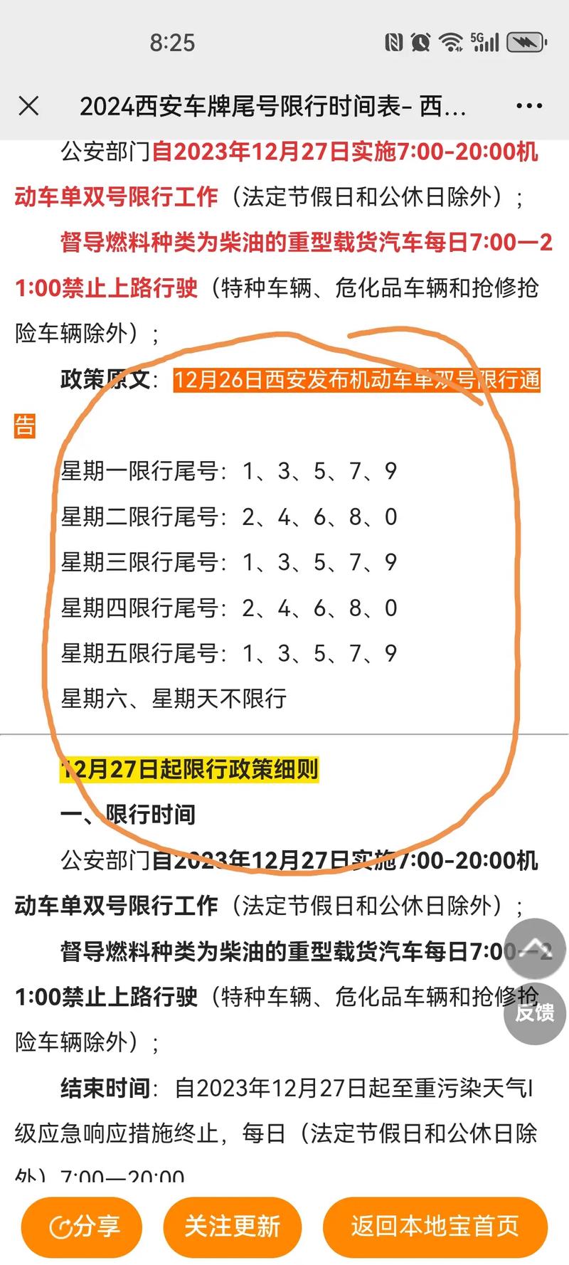 西安限行通知/西安限行提醒-第2张图片