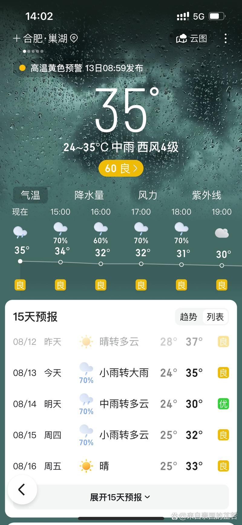 【巢湖天气预报/巢湖天气预报30天 最新】-第4张图片 【巢湖天气预报/巢湖天气预报30天 最新】-第4张图片