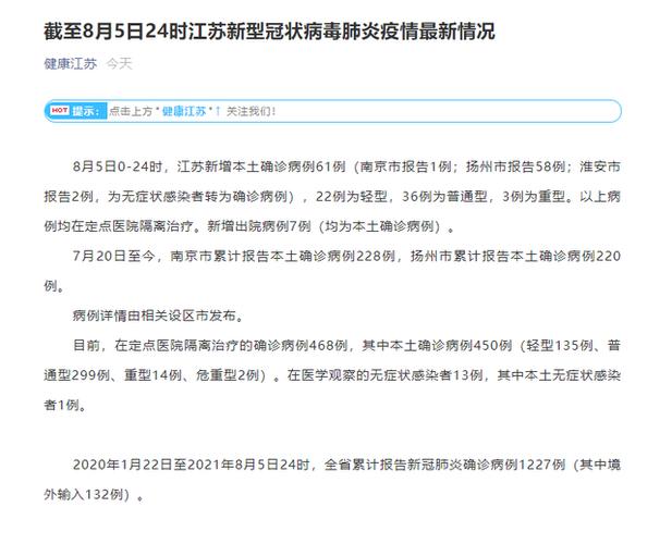 江苏疫情-江苏疫情进展情况-第2张图片 江苏疫情-江苏疫情进展情况-第2张图片