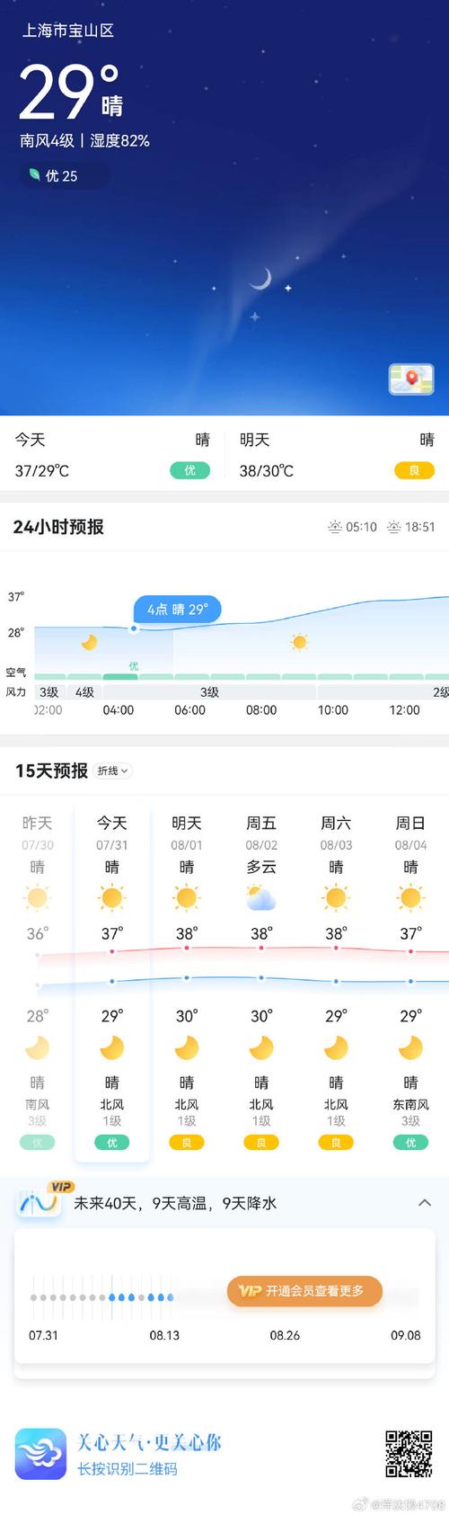 宝山天气-宝山天气24小时-第1张图片 宝山天气-宝山天气24小时-第1张图片