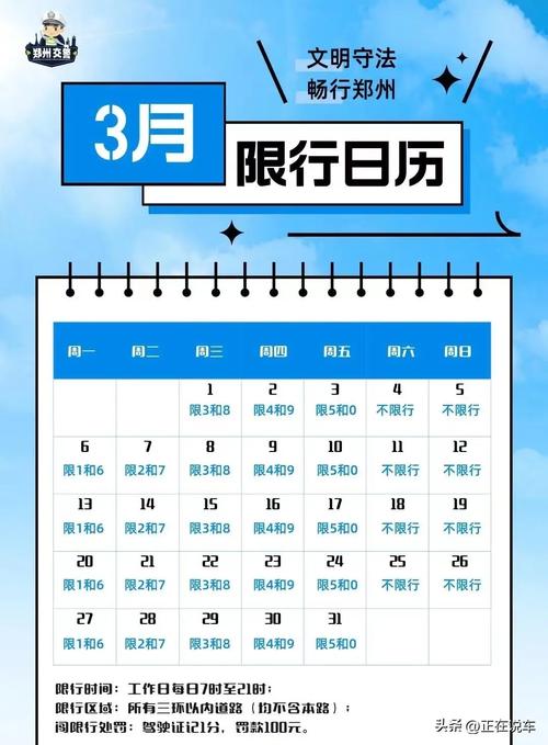 关于“郑州限行日历”你可能想知道-第2张图片 关于“郑州限行日历”你可能想知道-第2张图片