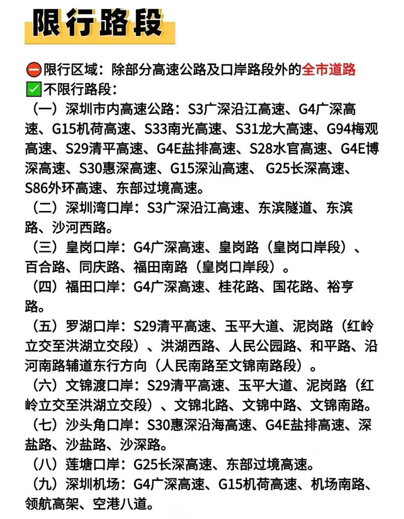 深圳机场限行-深圳机场限行时间和路段-第7张图片 深圳机场限行-深圳机场限行时间和路段-第7张图片