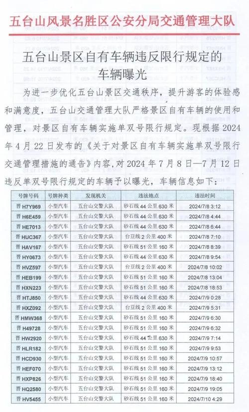 限行违章代码，限行违章代码查询