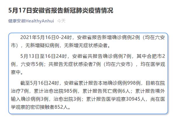 关于“安徽医院疫情”你可能想知道-第2张图片 关于“安徽医院疫情”你可能想知道-第2张图片