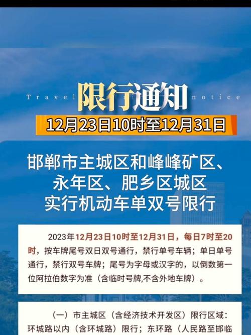 【邯郸最新限行通知/邯郸最新限行通知2021】-第1张图片 【邯郸最新限行通知/邯郸最新限行通知2021】-第1张图片