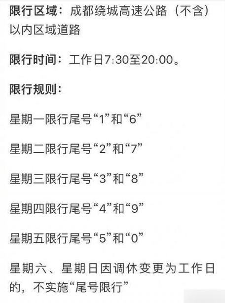 关于“成都限行扣多少分”你可能想知道-第5张图片 关于“成都限行扣多少分”你可能想知道-第5张图片
