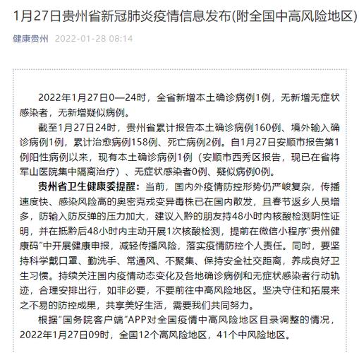 贵州疫情-贵州疫情防控解除时间-第2张图片 贵州疫情-贵州疫情防控解除时间-第2张图片