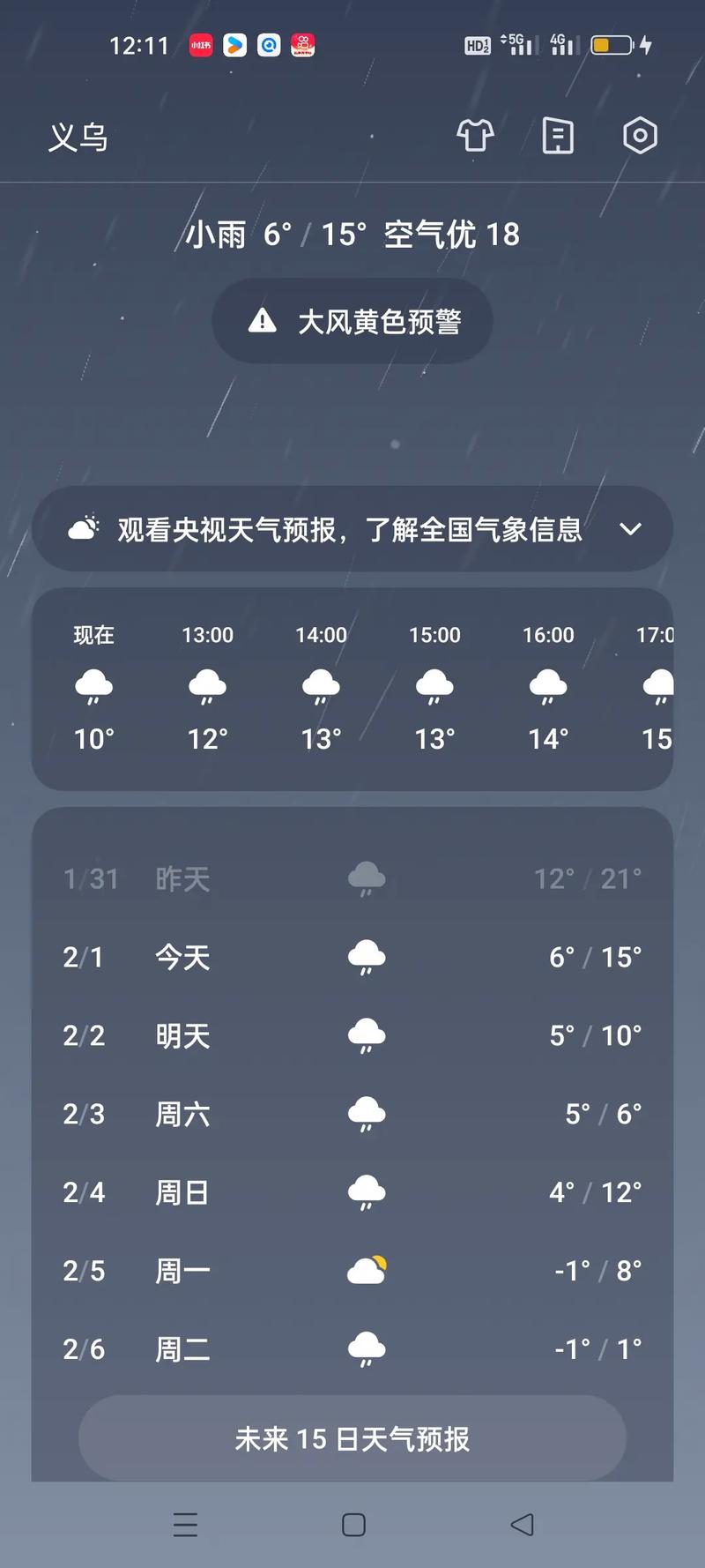 【义乌一周天气预报/义乌一周天气预报15天准确率】-第6张图片 【义乌一周天气预报/义乌一周天气预报15天准确率】-第6张图片
