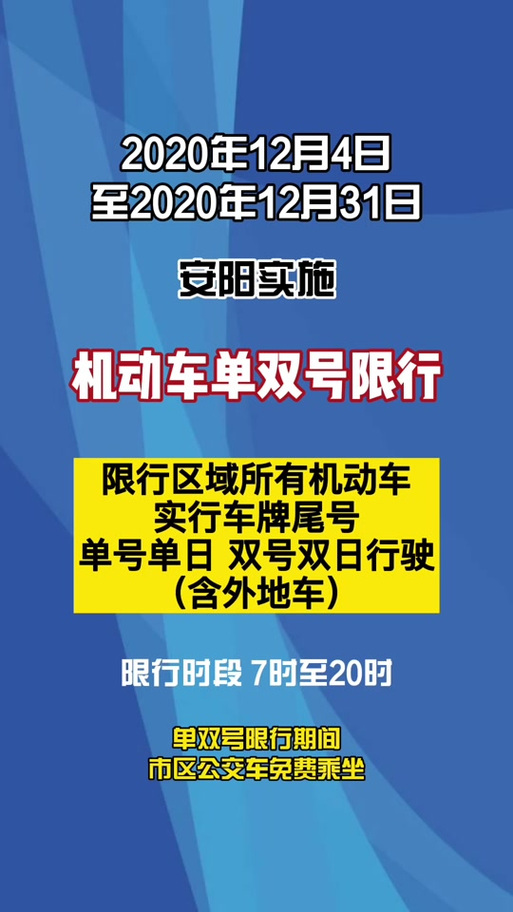 安阳今日限行，安阳今日限行什么号-第8张图片