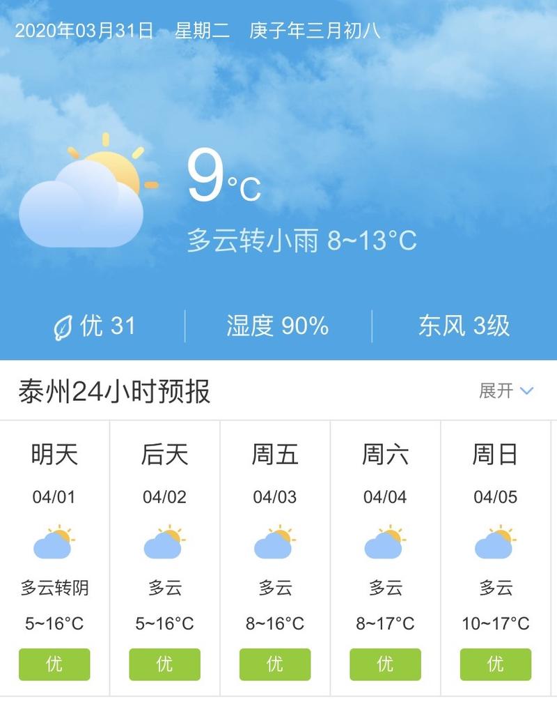泰州天气预报，泰州天气预报15天查询百度