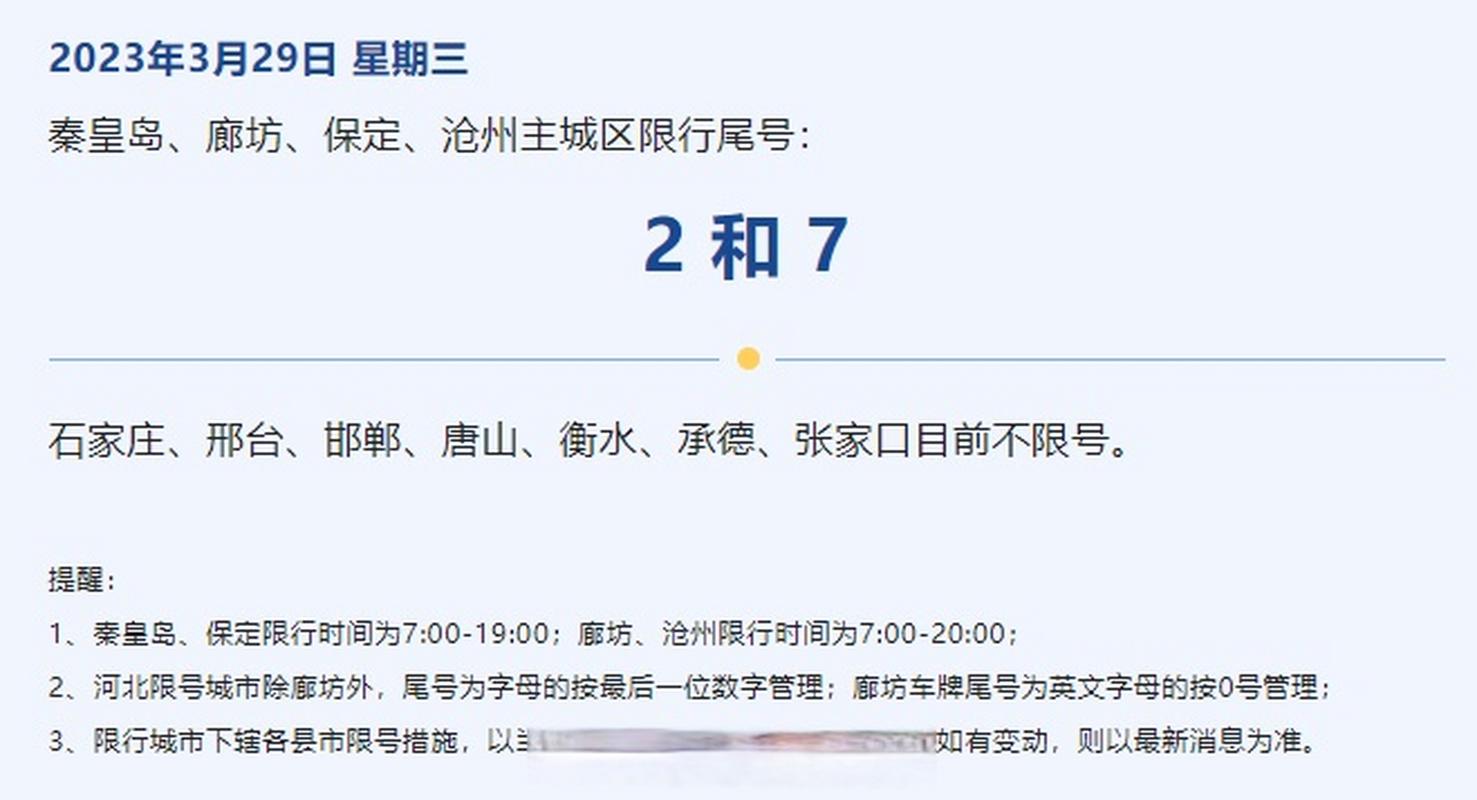 关于“高碑店限行”你可能想知道-第5张图片