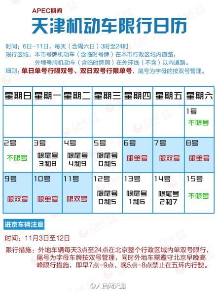 广州限行日历-广州限行日历表
