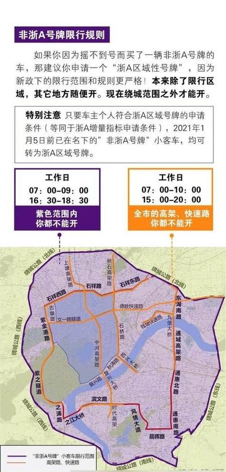 杭州车牌限行，浙江杭州车牌限行