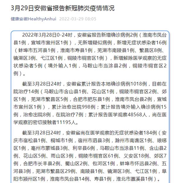 安徽疫情人群/安徽疫情人员名单公布-第6张图片 安徽疫情人群/安徽疫情人员名单公布-第6张图片