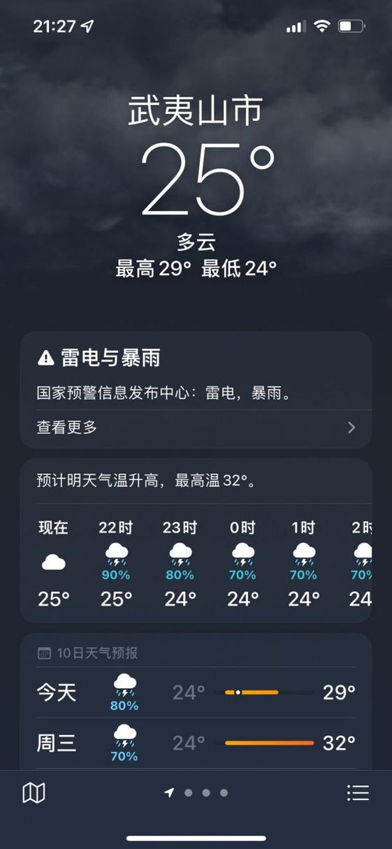 武夷山市天气预报，武夷山天气预报15天景区查询