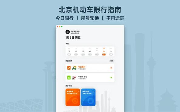 北京尾号限行助手-北京限行尾号提醒软件-第8张图片