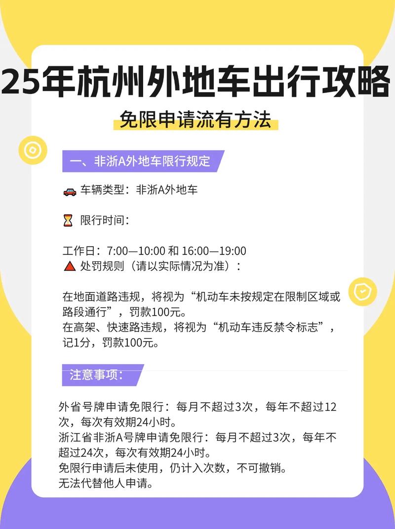外地牌照杭州限行，外地牌照杭州限行怎么申请-第9张图片