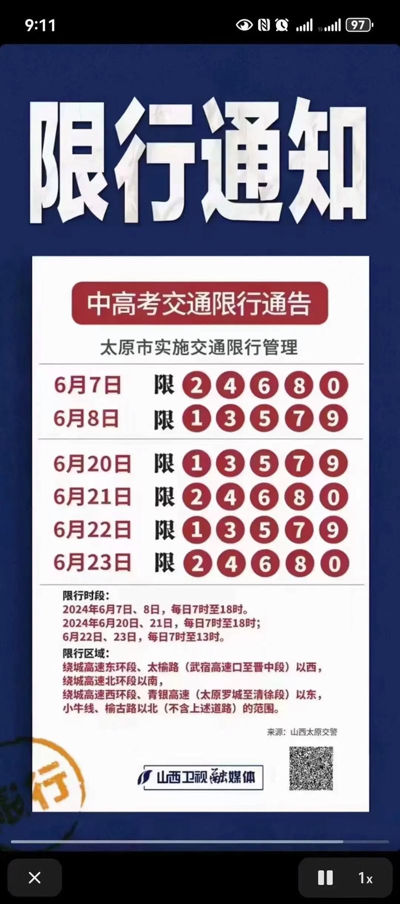 高考车限行/高考限行车号是多少-第7张图片